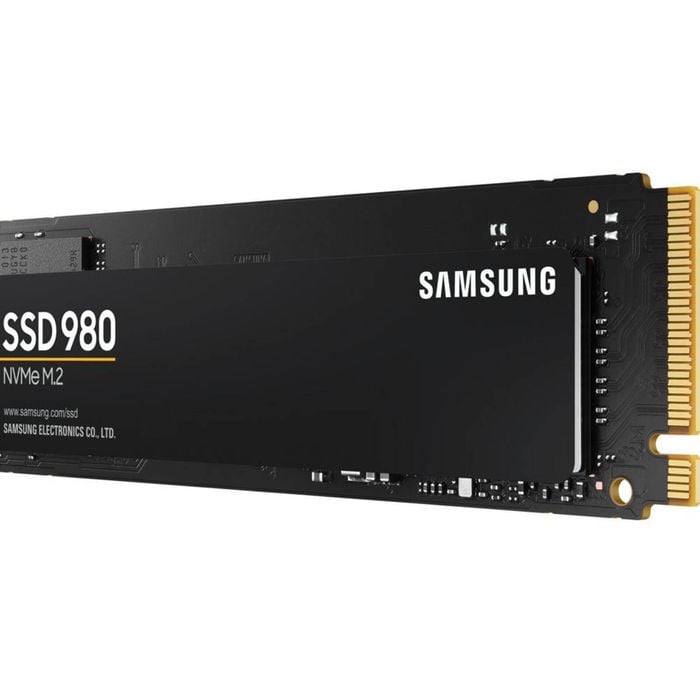 Samsung 980 500GB NVMe SSD 3100MB/s 2600MB/s R/W 400K/470K IOPS 300TBW 1.5M Hrs MTBF AES 256-bit Encryption M.2 2280 PCIe 3