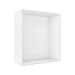 Lugna 1024 x 900 x 380mm White Cabinet Shell