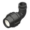 Plasson 50mm x 1" Metric Compression 90° Male Elbow