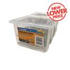 Zenith 8G x 50mm Gold Passivated Square Drive Chipboard Screw - 500 Pack