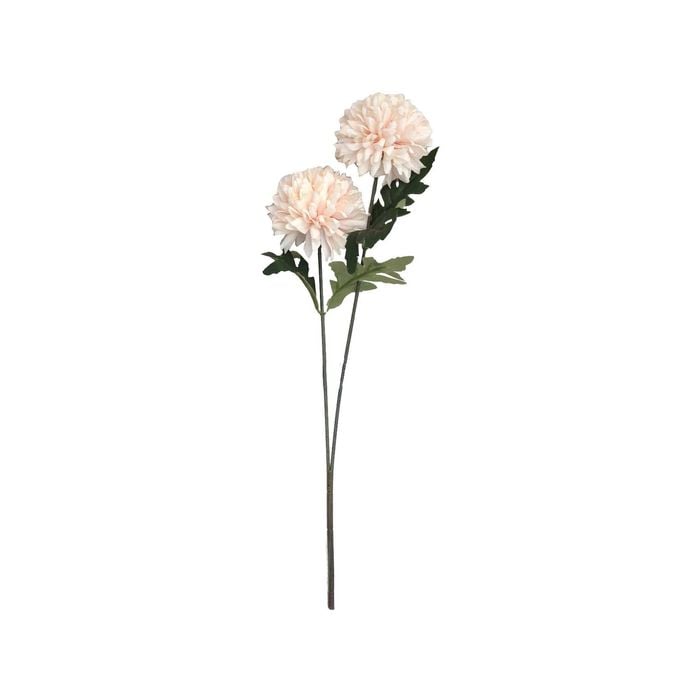 35cm Orange Dahlia Twin Artificial Flower - Orange