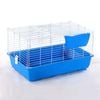 Flyline Bunny Hotel 80 Rabbit Guinea Pig Chinchilla Cage with Big Tray Blue/White Cage