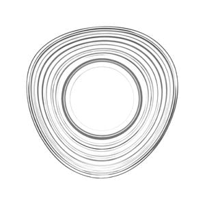 LAV Derin Glass Tea Coffee Cup Saucers - 130ml - Pack of 6