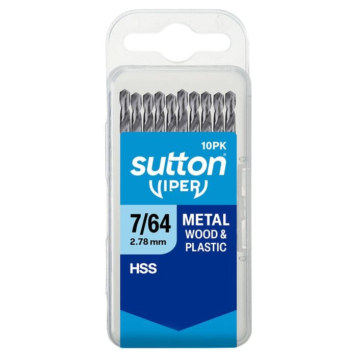 Sutton Tools 7/64" Viper Imperial Drill Bit - 10 Pack