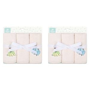 6pc Disney Princesses Baby/Kids Cotton Washers/Washcloth 25x25cm