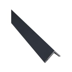 Rapid 25 x 20 x 1.6mm x 1m Black Aluminium Unequal Angle