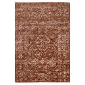 Loopsie-290cm X 200cm-wadkoping Brown Terracotta Vintage Washable Rug