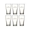 Crown Nucleated Headmaster Beer Conical Glasses 425ml - Set of 6