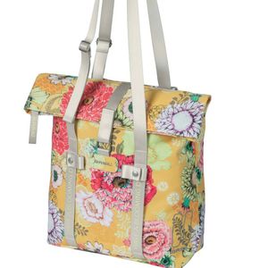 Basil Bloom Field Bicycle Shopper Bag 15-20L Yellow Yellow