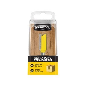 Carbitool 12.70mm TCT XL Extra Long Straight Router Bit