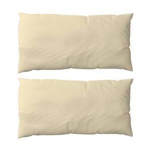 2x 2pc The Lighthouse Washed Cotton Standard Bedding Pillowcases Yellow