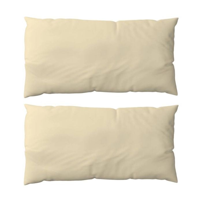 2x 2pc The Lighthouse Washed Cotton Standard Bedding Pillowcases Yellow