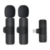 Catzon Dual Wireless Lavalier Microphone For Iphone Ipad Noise Reduction