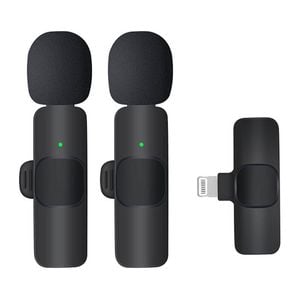Catzon Dual Wireless Lavalier Microphone For Iphone Ipad Noise Reduction
