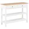 vidaXL Sideboard White 110cm Buffet Storage Cabinet Living Room Furniture