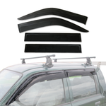 AUSGO Weather Shields for Mitsubishi Triton MK Series Dual Cab 1996-2006 Weathershields Window Visors Wind Deflectors