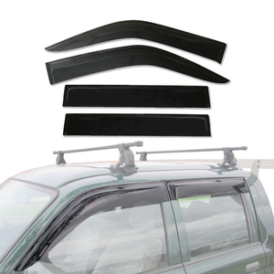 AUSGO Weather Shields for Mitsubishi Triton MK Series Dual Cab 1996-2006 Weathershields Window Visors Wind Deflectors