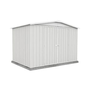 Absco Sheds 3.0 x 2.18 x 2.06m Surfmist Double Door Regent Garden Shed