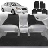 6D Diamond Car Floor Mats for Subaru Liberty 2009-2014-Full Set-Black-Outback GT