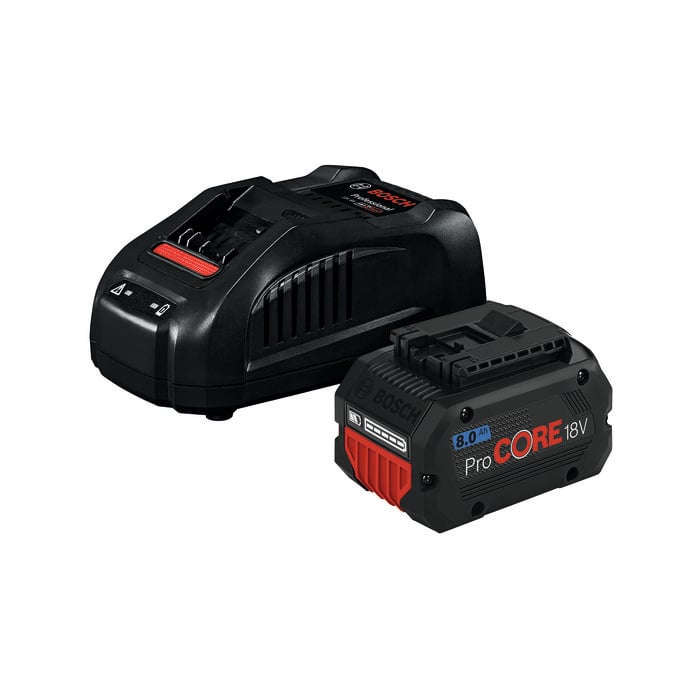 Bosch 18V Professional 8.0AH ProCORE Battery & Charger Kit 0615990L5U