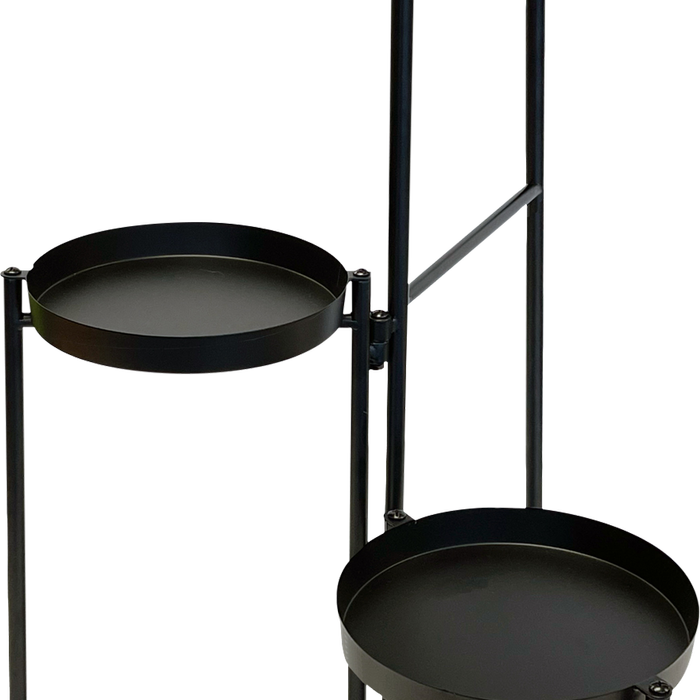 Plant Stand Madril 3 Tier Black 60 High 