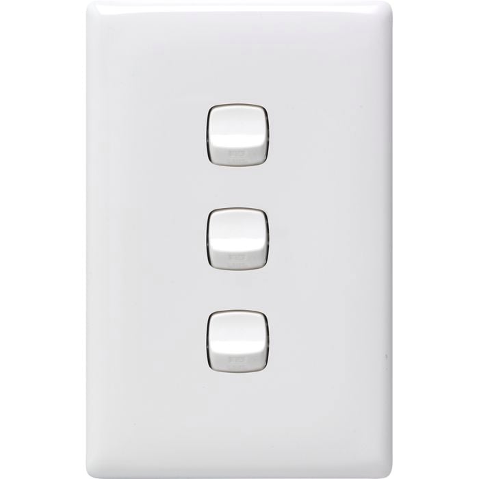 HPM LINEA 3 Gang Wall Switch