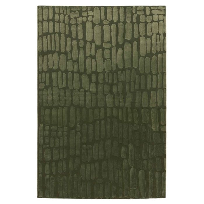 Loopsie-330cm X 240cm-nador Textured Green Rug