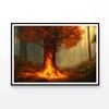 Autumn Tree in the Forest  Print 100% Australian Made 120x90cm  (Poster)