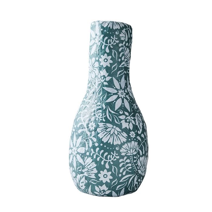 Myhouse Paper Vase - Woodblock Blue