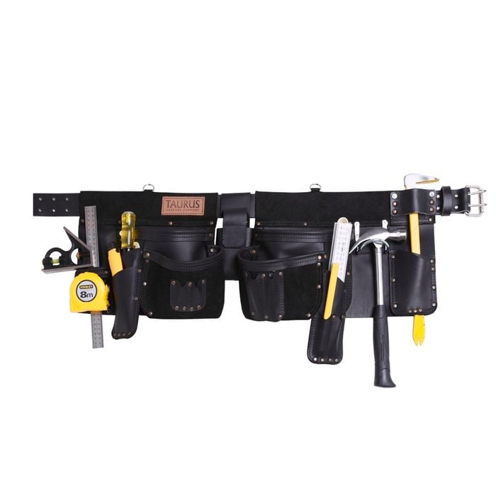 Taurus Black Leather L/H Heavy Duty Super Yankee Split Apron