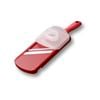 Ceramic Julienne Mandolin Slicer with Handguard - Red
