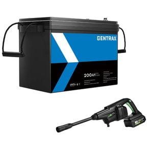 Gentrax 12v 200ah Lithium Battery + 40v High Pressure Washer
