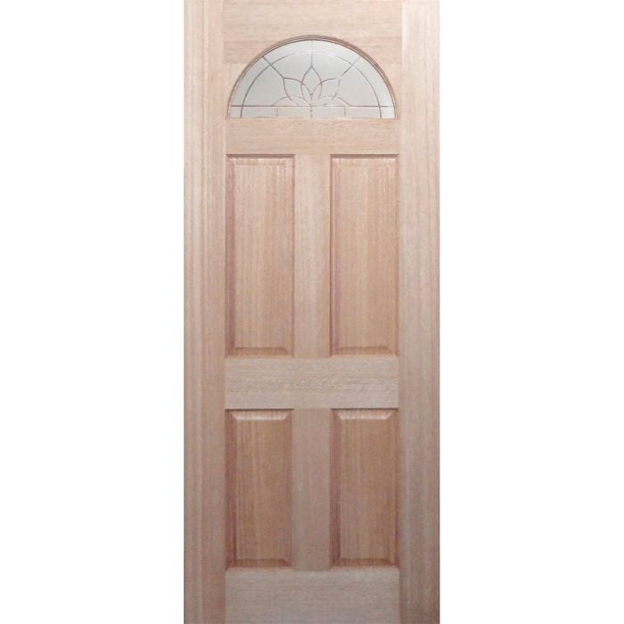 Woodcraft 2040 x 820 x 40mm Entrance Door Carolina Frosted Glass HMS01