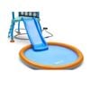 Plum Play Kids/Childrens Outdoor Water Park Splash Station W/ Slide & Pool 3Y+