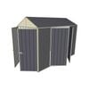 Build-a-Shed 1.5 x 3.0 x 2.3m Double Hinged Side Door Gable Shed - Grey