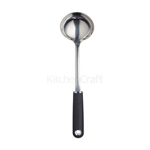 Mastercraft Soft-Grip Stainless Steel Soup Ladle Kitchen Utensil
