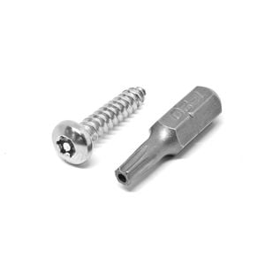 Pinnacle 10g x 20mm Stainless Steel Security Screws - 12 Pack