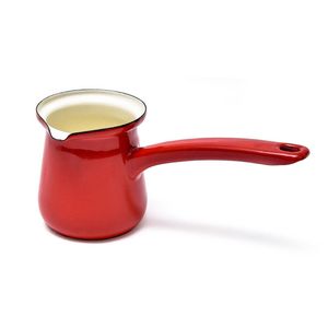 Coffee Culture Enamel 300ml Turkish Coffee Pot Maker Stovetop Brewing Red