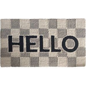 MaxFind 40 x 70cm Urban Tufted Hello Doormat