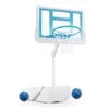 Costway Splash Shoot Pool Basketball Hoop 116.5-180cm Ball Pump Blue