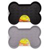 2 x Pet Dog Cat Food Bowl Placemat Waterproof Plastic Feeder Mat