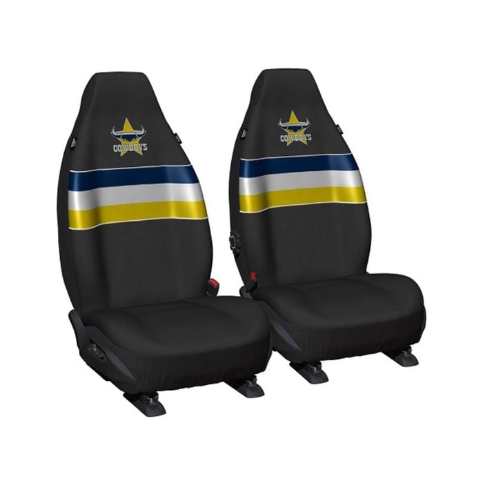 QUEENSLAND COWBOYS Official NRL Car Seat Covers Airbag Compatible Universal Fit