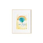 SunChild I am Joyful Art Print Kids Room Decorative Display - A3