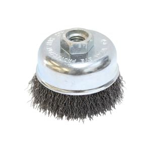 Craftright 75mm Brass Coated Wire Crimped Cup Brush