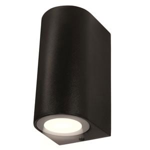 Brilliant 240V Black Corbett Up / Down Wall Light