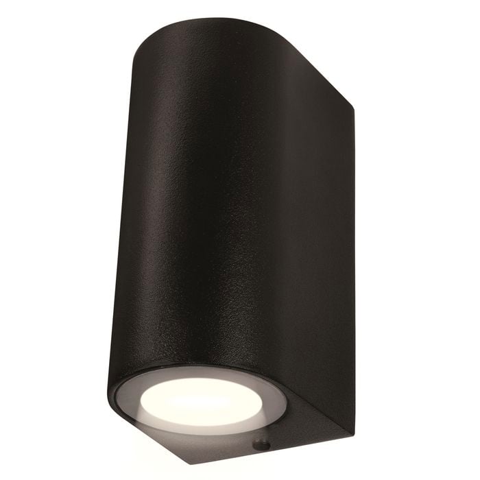 Brilliant 240V Black Corbett Up / Down Wall Light