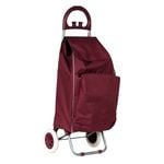 Tosca 70L/58cm Shopping Cart Trolley Bag w/ Wheels - Plum