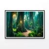 Forest with Big Trees  Print 100% Australian Made 90x60cm  (Poster)