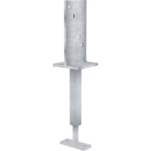 Dunnings 150mm Galvanised Adjustable T Blade Post Support