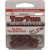 Tru Turn 063 Bulk Pack (25 Hooks) Red Long Shank Baitholder Fishing Hook 6